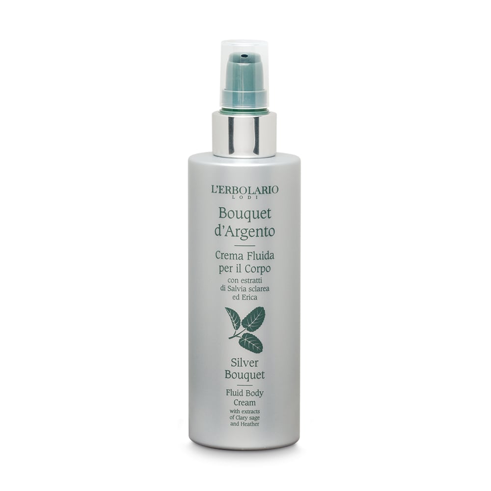 Зволожувальний крем-флюїд для тіла L'Erbolario Silver Bouquet Fluid Body Cream Срібний букет, 200 мл